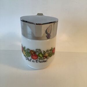 Vintage CorningWare “Spice of Life” Pot a Crème, Creamer